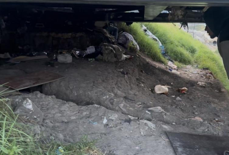 Zona de la explosión en Kennedy