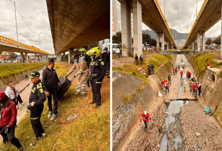 Canal Comuneros se sacude: tumban 20 cambuches y levantan toneladas de basura