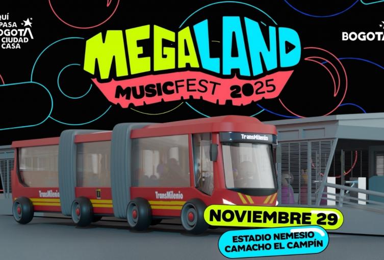 Rutas de TransMilenio para el Megaland 2025