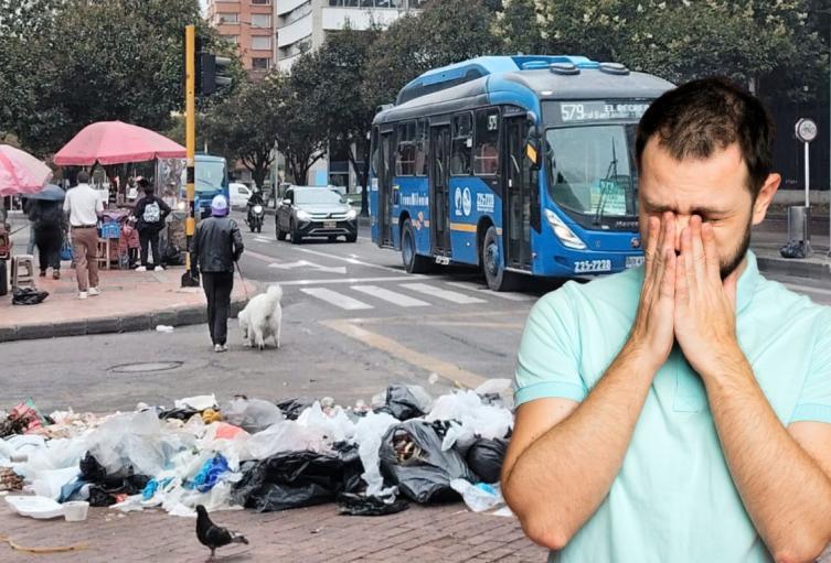 UAESP se olvidó de Santa Fe Vecinos nadan en montañas de basuras