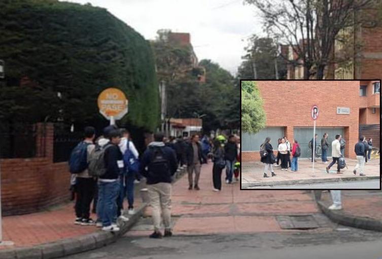 Universidad Católica, evacuada