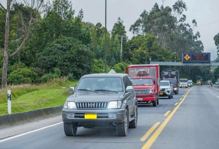 Velocidad máxima en el km 18 de la vía al Llano