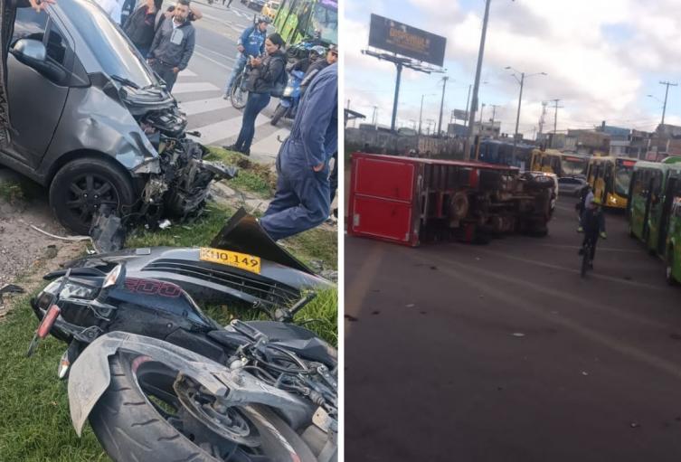 Accidente de tránsito en Yomasa