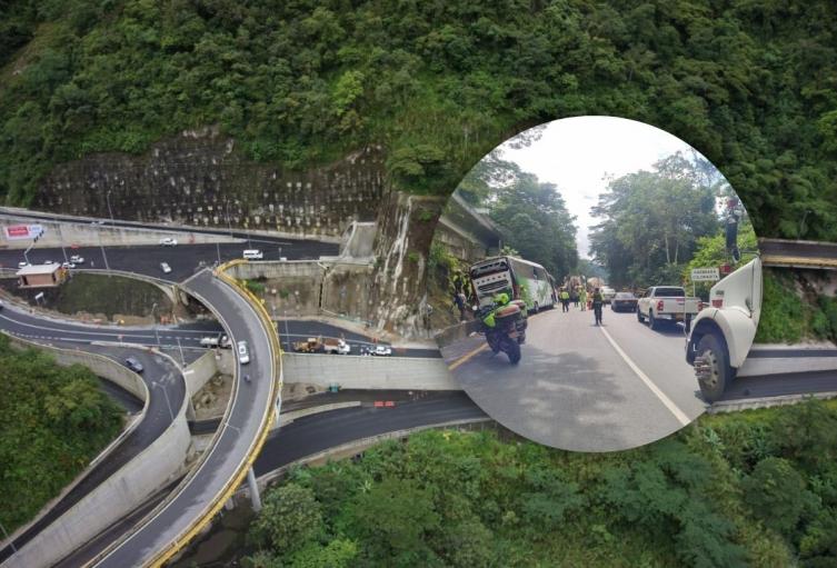 Accidente en la Vía al Llano