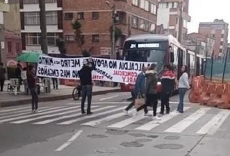 Bloqueo en Transmilenio el 4 de diciembre
