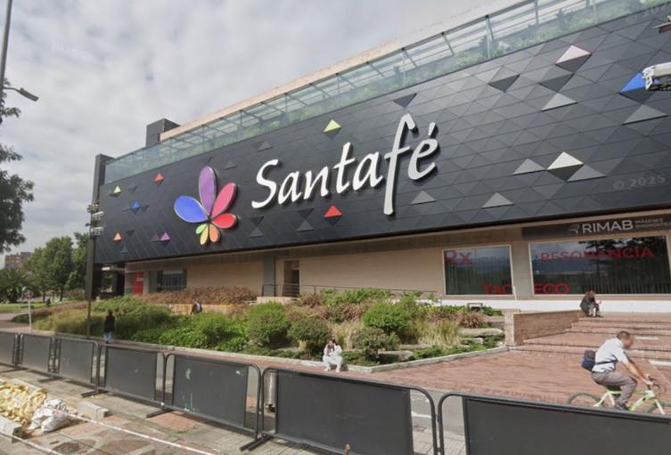 Fachada del Centro Comercial Santafé