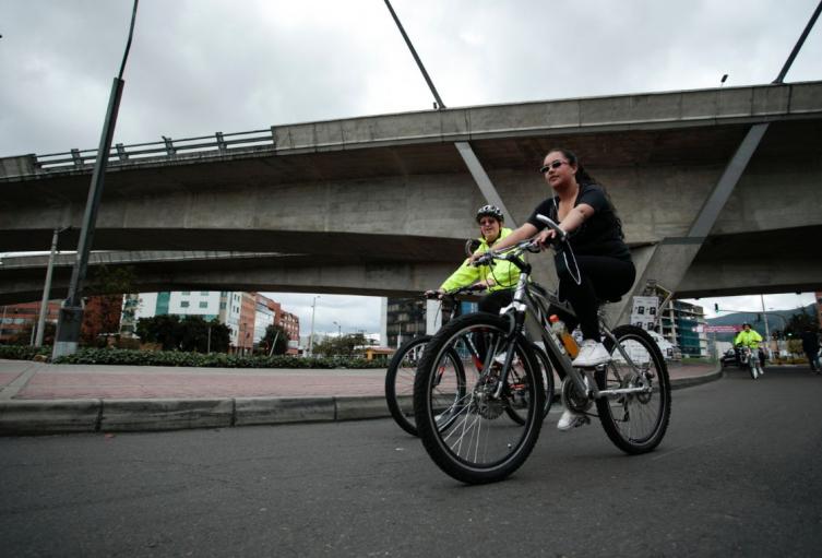 Ciclovía en Bogotá