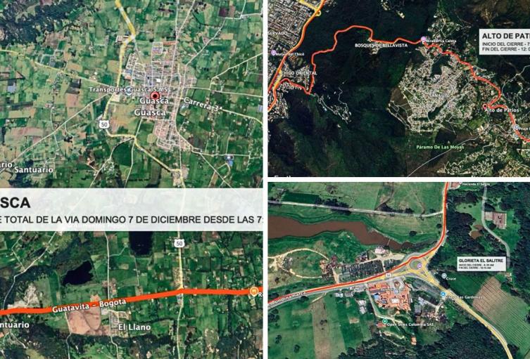 Se dañó el Puente de Velitas: cierres viales en Sesquilé, Guatavita y Guasca