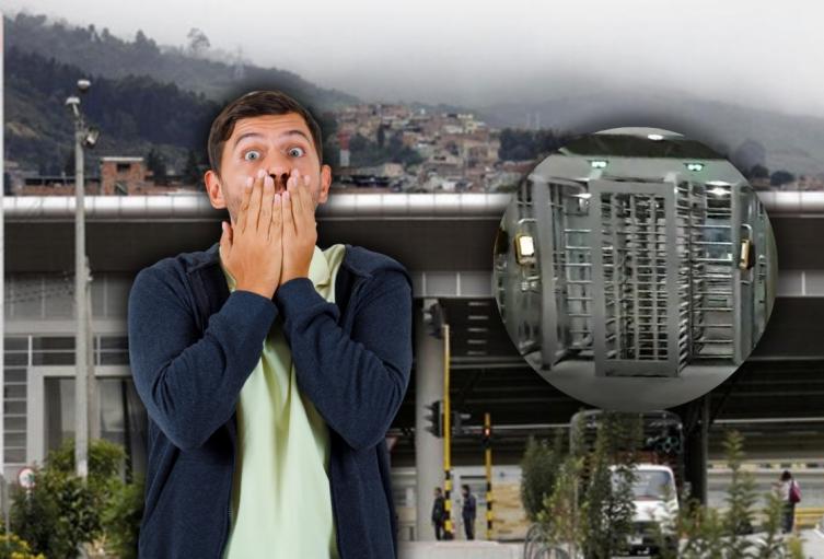 Colados en TransMilenio: torniquetes sorprendieron en el Portal 20 de Julio