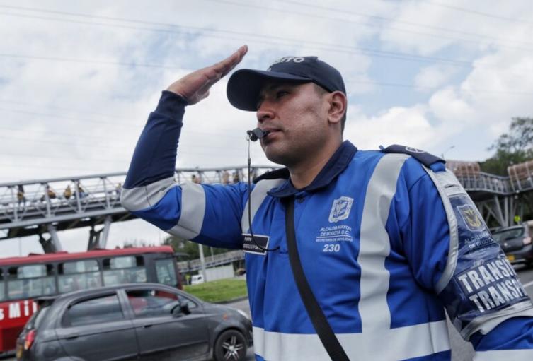 Controles viales en Bogotá