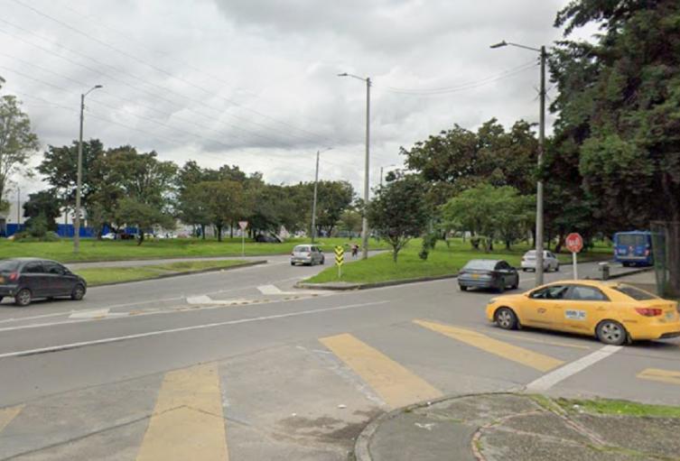 Cruce que da multa en avenida de Las Américas de Bogotá