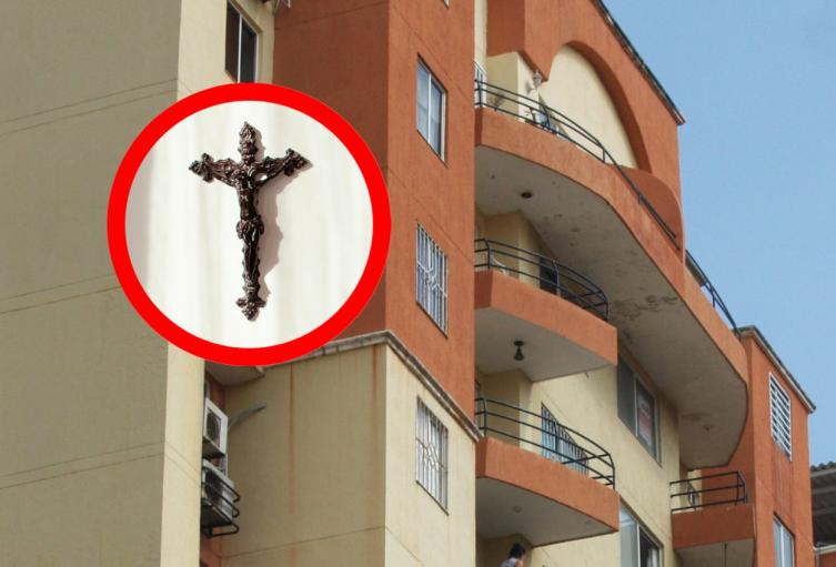 Crucifijos en conjuntos residenciales