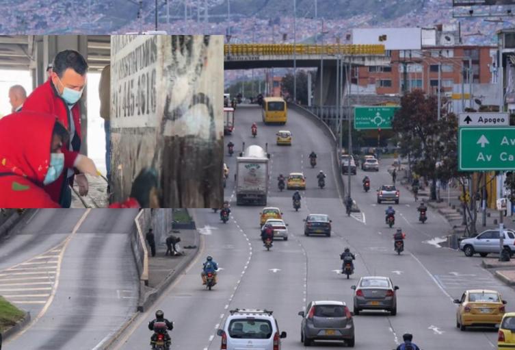 Galán se puso a limpiar barrio Ricaurte en mejores condiciones