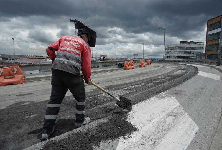 Obras de TransMilenio en Bogotá