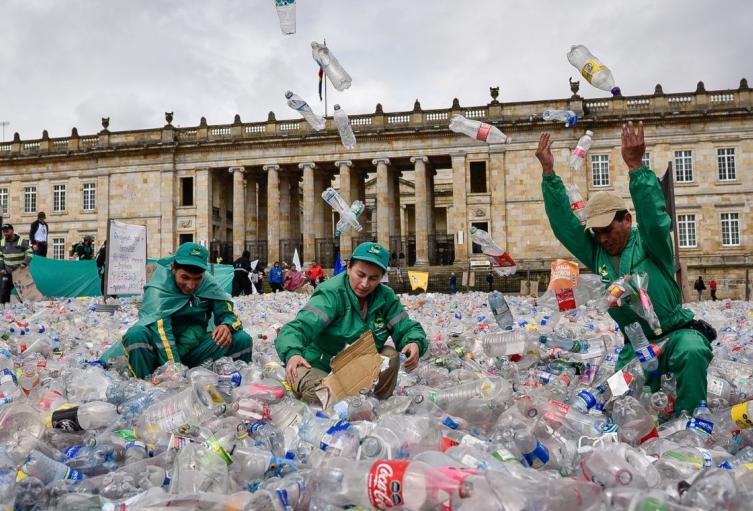 Recicladores en Bogotá