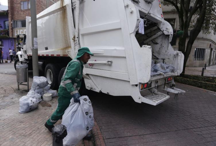 Recolección de basuras en Bogotá