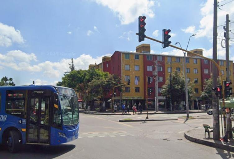 Semáforo inactivo en Bogotá