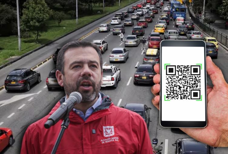 Vehículos tendrán que sacar código QR: Galán tiene lista la norma