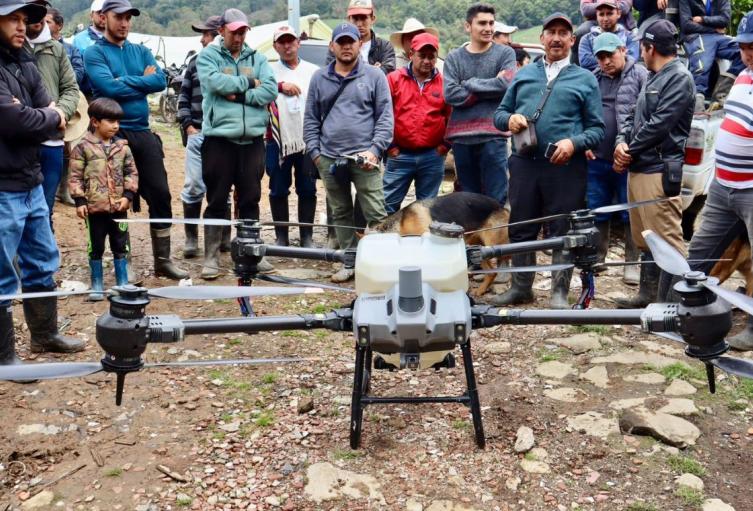 Drones para campesinos en Cundinamarca