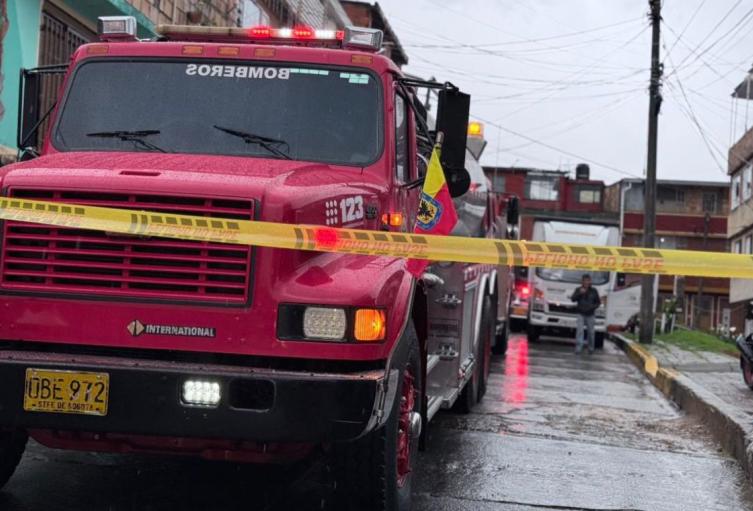Bomberos atienden explosión en el sur de Bogotá
