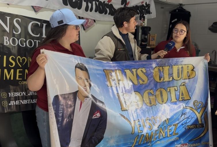 Fanáticos de Yeison Jimenez en Bogotá 