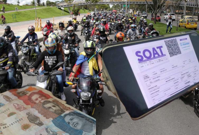 ¿Cuánto cuesta el SOAT para motos en Colombia?