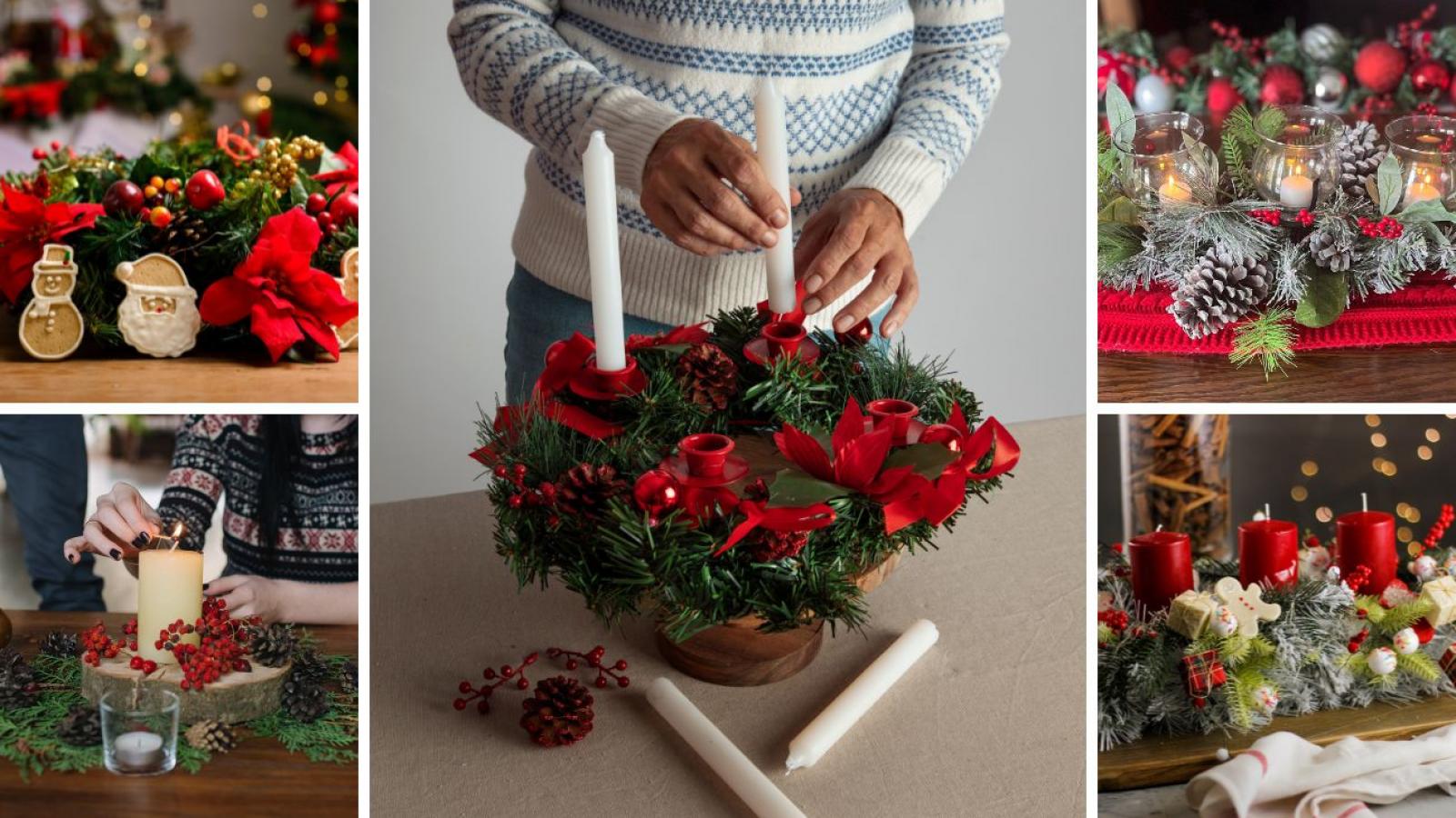 3 ideas de centros de mesa navideños fáciles y económicos | Alerta Bogotá, image size:1600x900