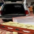 Cargamento de droga encontrado en ataúd.