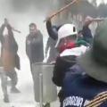 Protesta de indígenas en Bogotá