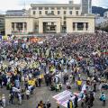 Manifestaciones en la Plaza de Bolívar