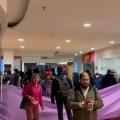 Protesta en el Centro Comercial San Martín
