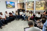 Reunión arroceros, gobierno nacional 