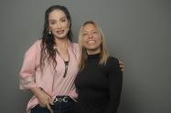 Luly Bossa, actriz y Sandra I. Corrales, escritora 