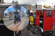 Bicitaxis en Bogotá