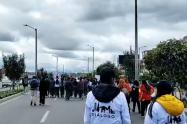 Bloqueo en la Av. Guayacanes afecta movilidad en el sur de Bogotá