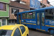 SITP se estrelló de frente contra casa y colapso la movilidad en Usme