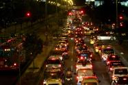 Trancón en Calle 80