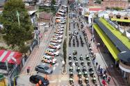 Chía estrena nueva flota par combatir la inseguridad