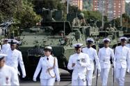 Los preparativos para el desfile del 20 de Julio en Bogotá