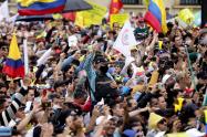 Manifestaciones en Bogotá