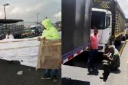 Autopista Sur amaneció con bloqueos: trabajadores llegarían tarde