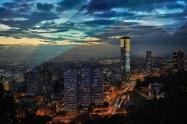 Bogotá, panorámica, atardecer