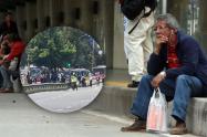 Bloqueos en la troncal Suba