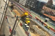 Obras de la Avenida Suba con calle 100