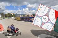 Obras del metro de Bogotá en la avenida Primero de Mayo con carrera 50