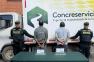 Dos hombres fueron capturados en flagrancia cuando intentaban sacar piezas clave del Metro de Bogotá