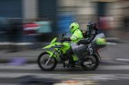 Moto de policía. Imagen de ilustración.