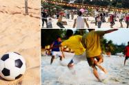 Nueva cancha de fútbol playa