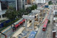 Obras en el Metro de Bogotá