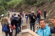 Obras exprés en vía La Calera gobernador ya marcó los tramos 